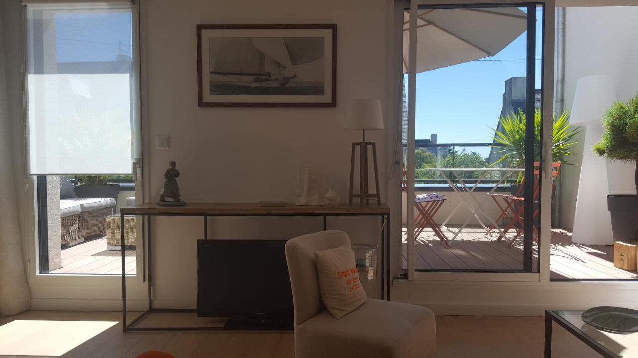 Les Cyprès - appartement avec grande terrasse proche plage - St Malo Saint-Malo Esterno foto