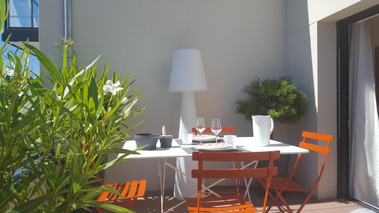 Les Cyprès - appartement avec grande terrasse proche plage - St Malo Saint-Malo Esterno foto