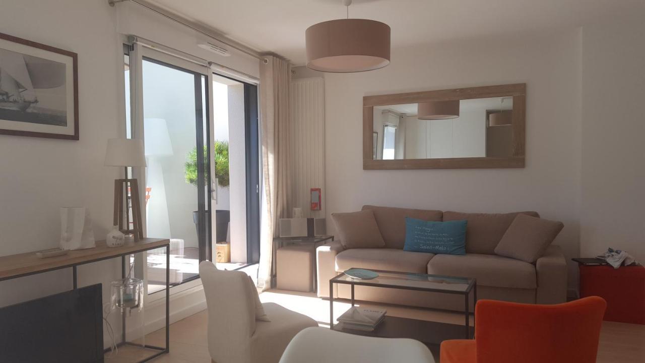 Les Cyprès - appartement avec grande terrasse proche plage - St Malo Saint-Malo Esterno foto