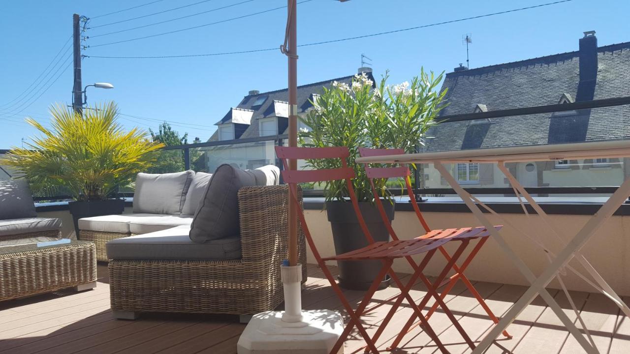 Les Cyprès - appartement avec grande terrasse proche plage - St Malo Saint-Malo Esterno foto