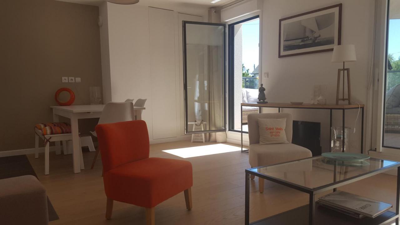 Les Cyprès - appartement avec grande terrasse proche plage - St Malo Saint-Malo Esterno foto