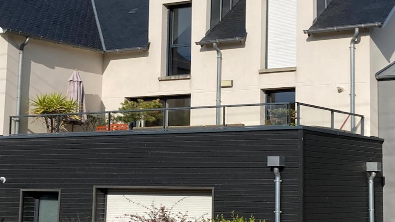 Les Cyprès - appartement avec grande terrasse proche plage - St Malo Saint-Malo Esterno foto